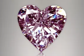 0.30 Carat Heart Pink Lab Diamond