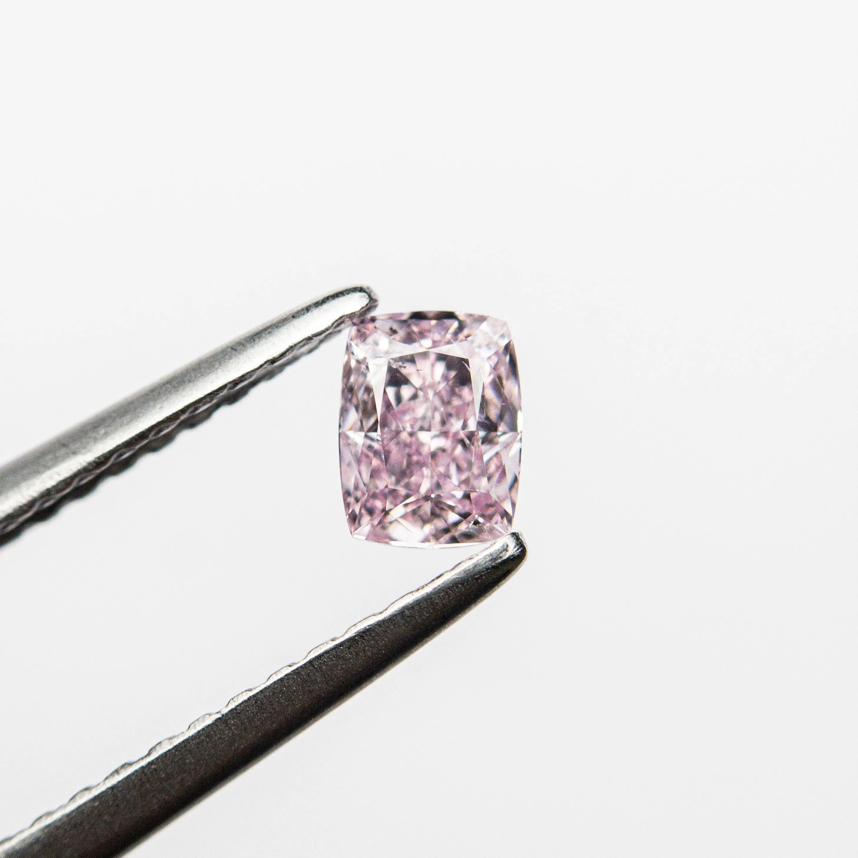 0.30ct 4.43x3.39x2.27mm GIA SI2 Fancy Intense Purple-Pink Cushion Brilliant  24164-01