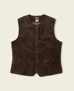 1910s Retro Corduroy Vest