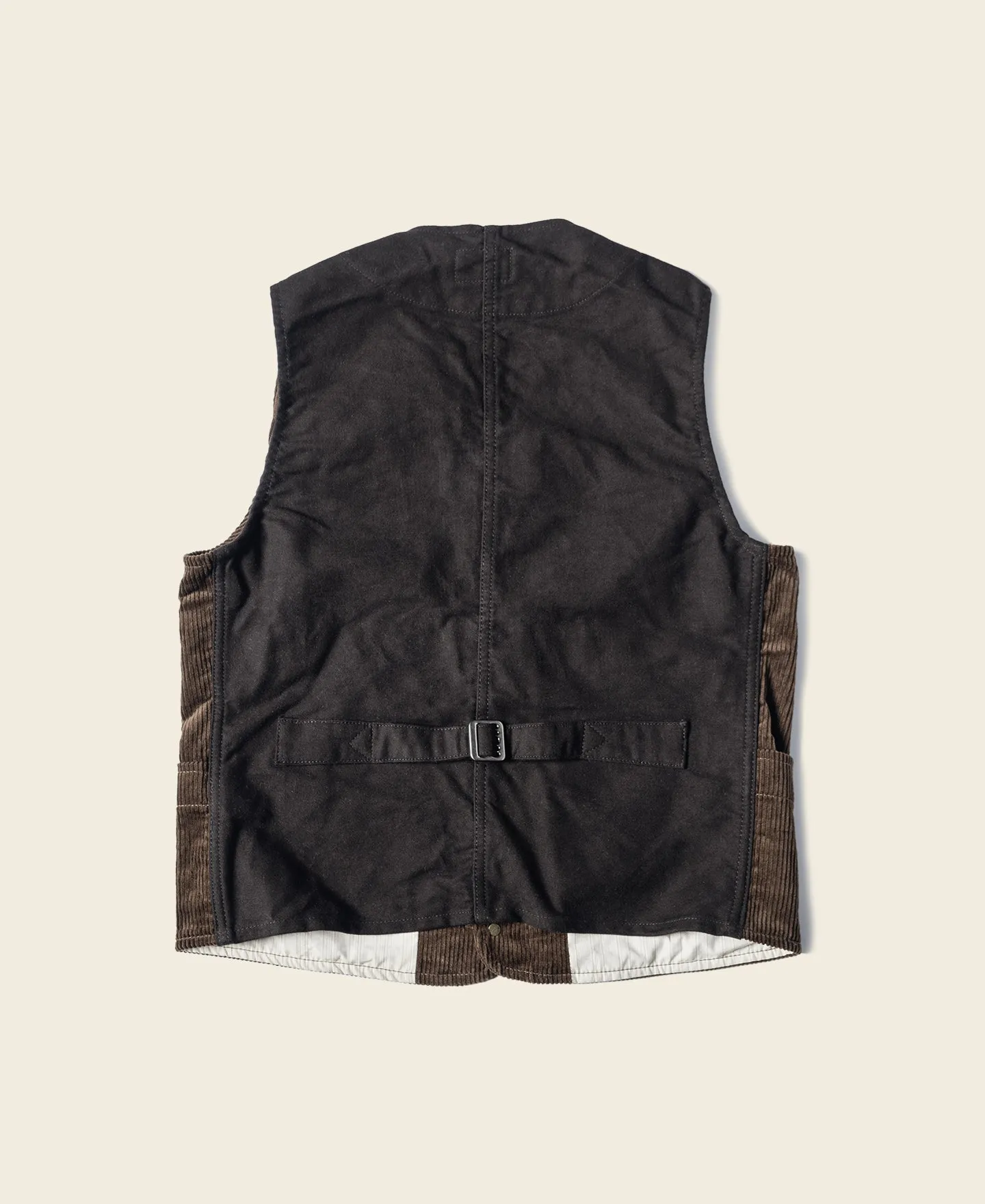 1930s Corduroy Hunting Vest - Dark Brown