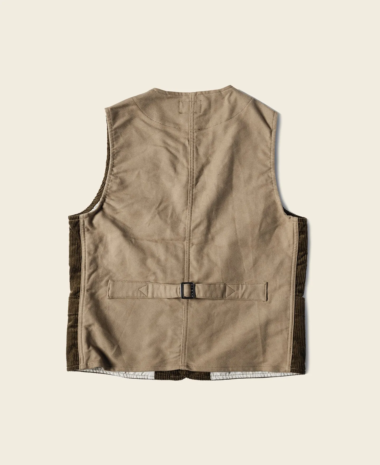 1930s Corduroy Hunting Vest - Light Brown