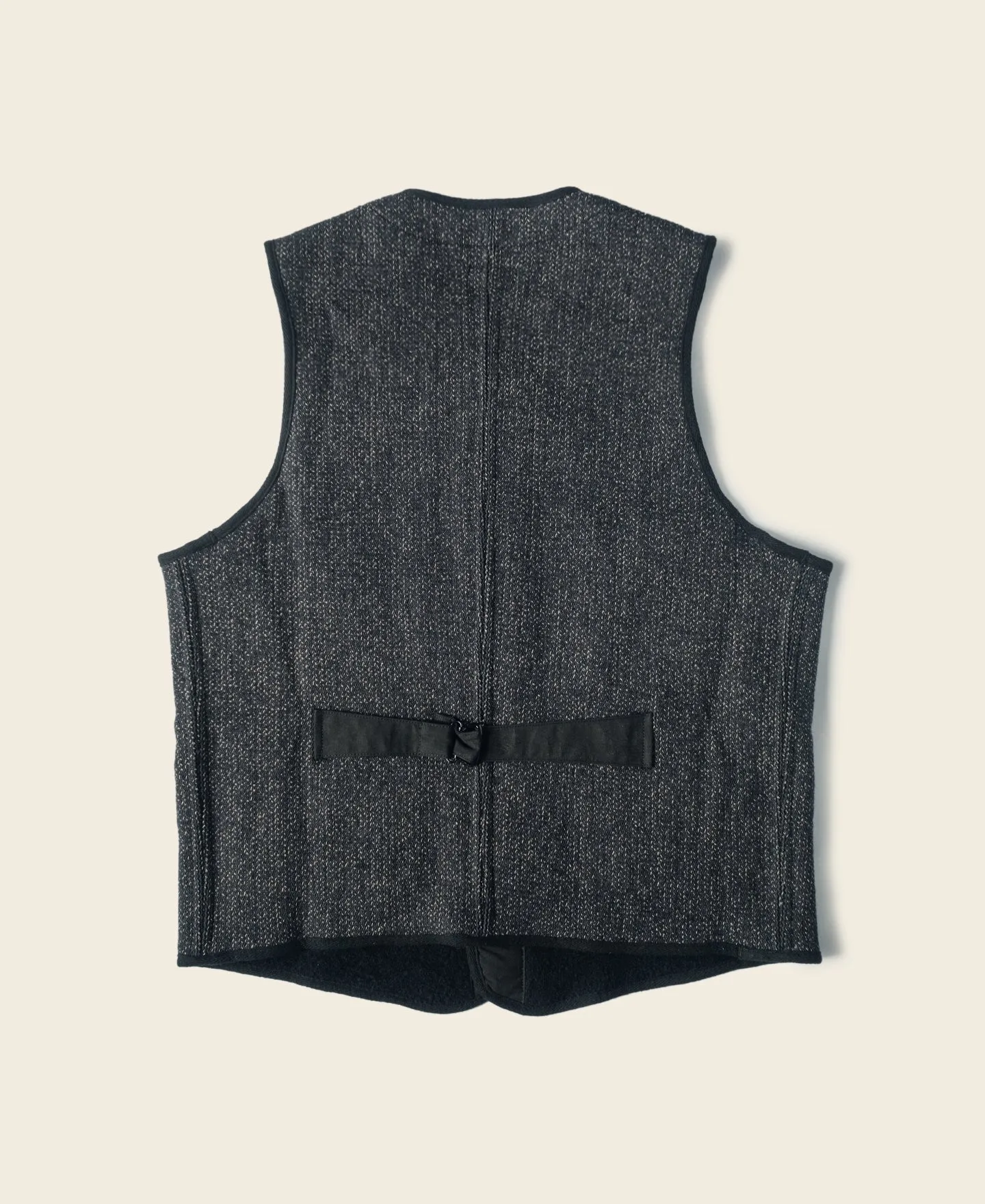 1930s Salt & Pepper BeachCloth Wool Vest