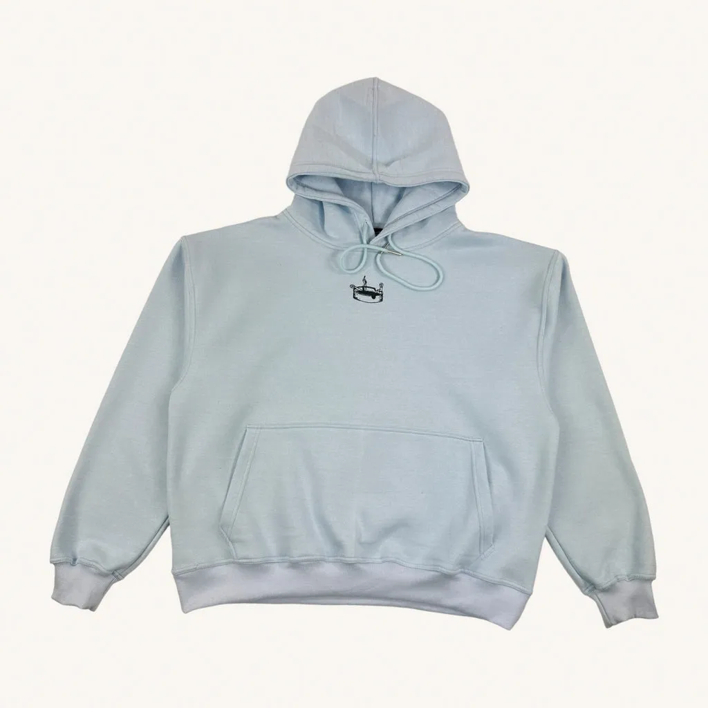 28 x MIA - 'Marlbros' Baby Blue Heavyweight Hoodie