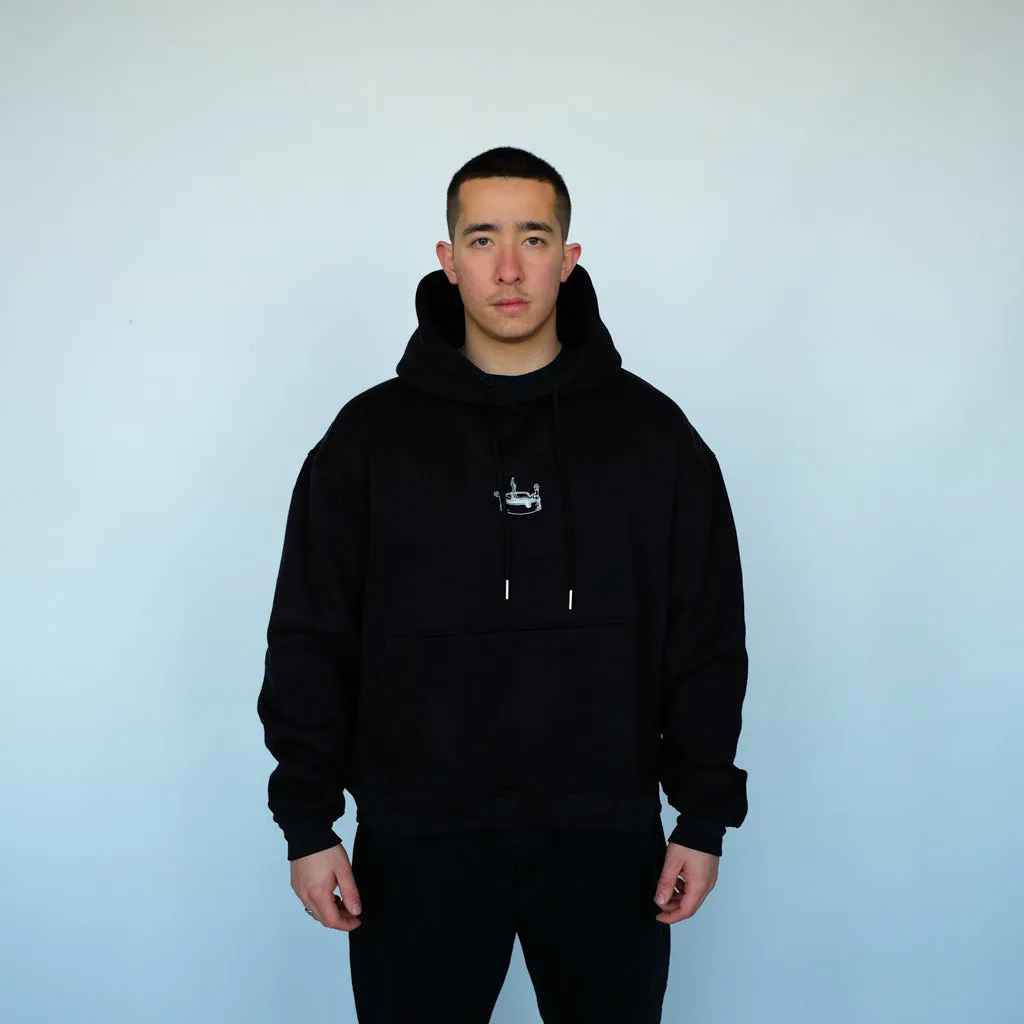 28 x MIA - 'Marlbros' Black Heavyweight Hoodie