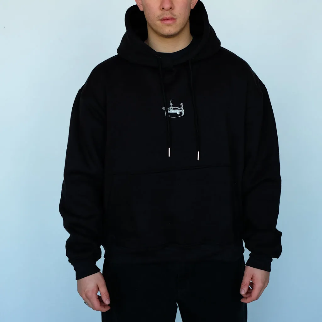 28 x MIA - 'Marlbros' Black Heavyweight Hoodie