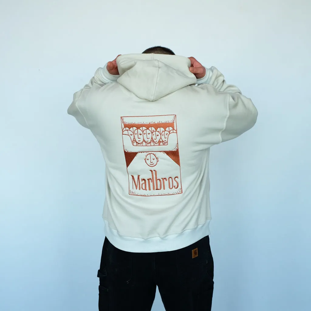 28 x MIA - 'Marlbros' Ecru Heavyweight Hoodie