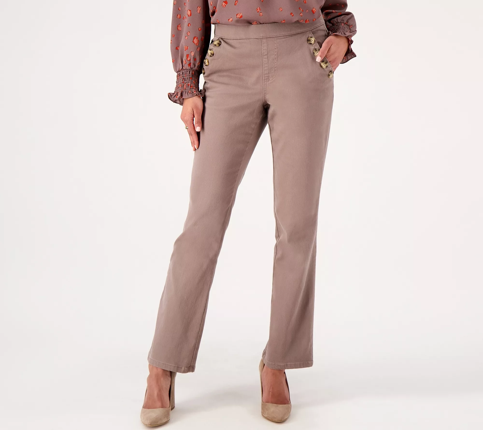 "As Is" Belle by Kim Gravel Regular TripleLuxe Twill Jeans