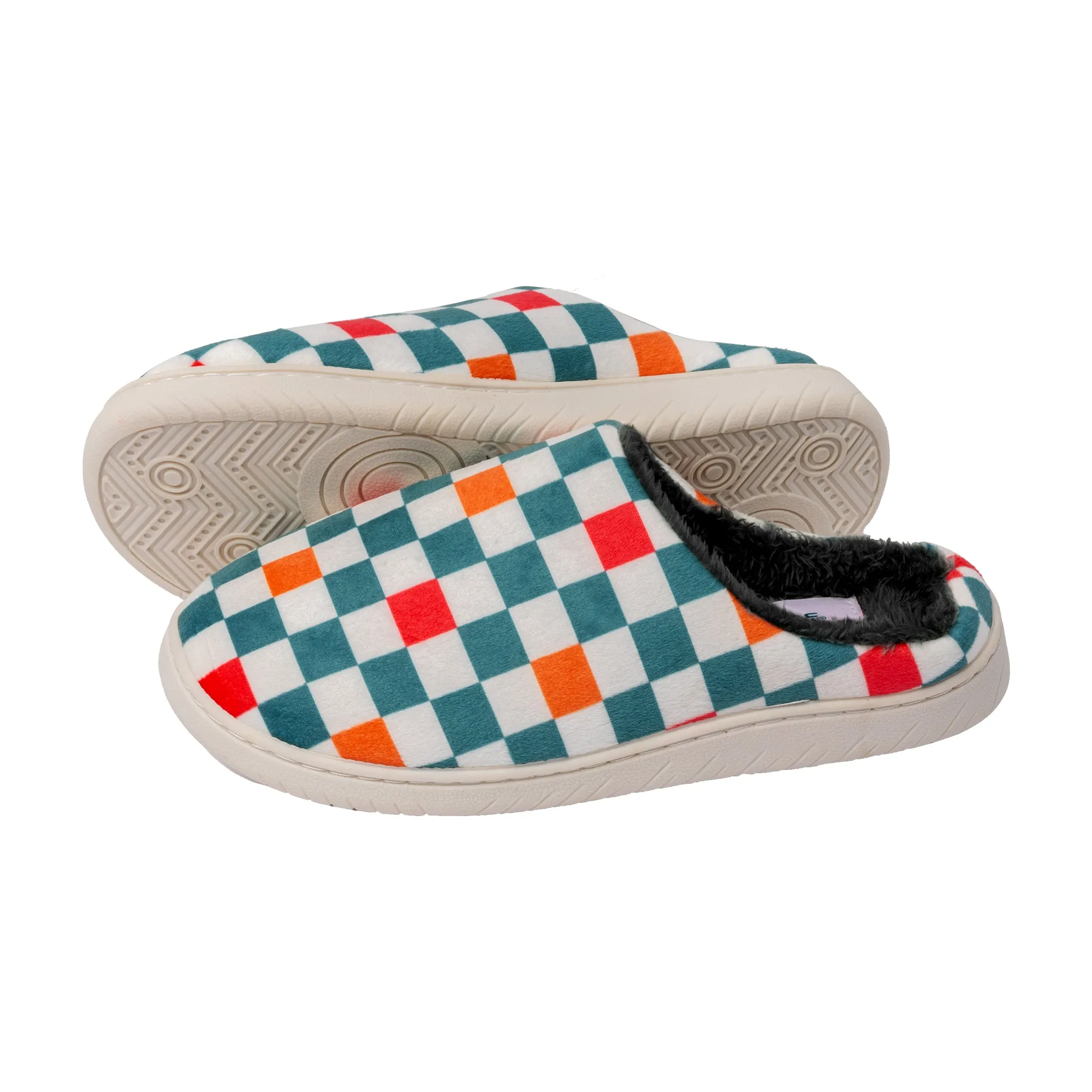 7-Eleven Checkered Slippers