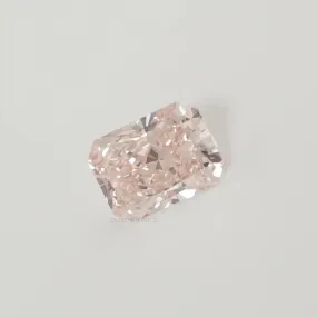 8.04 Carat Certified Radiant Cut Fancy Intense Pink Diamond