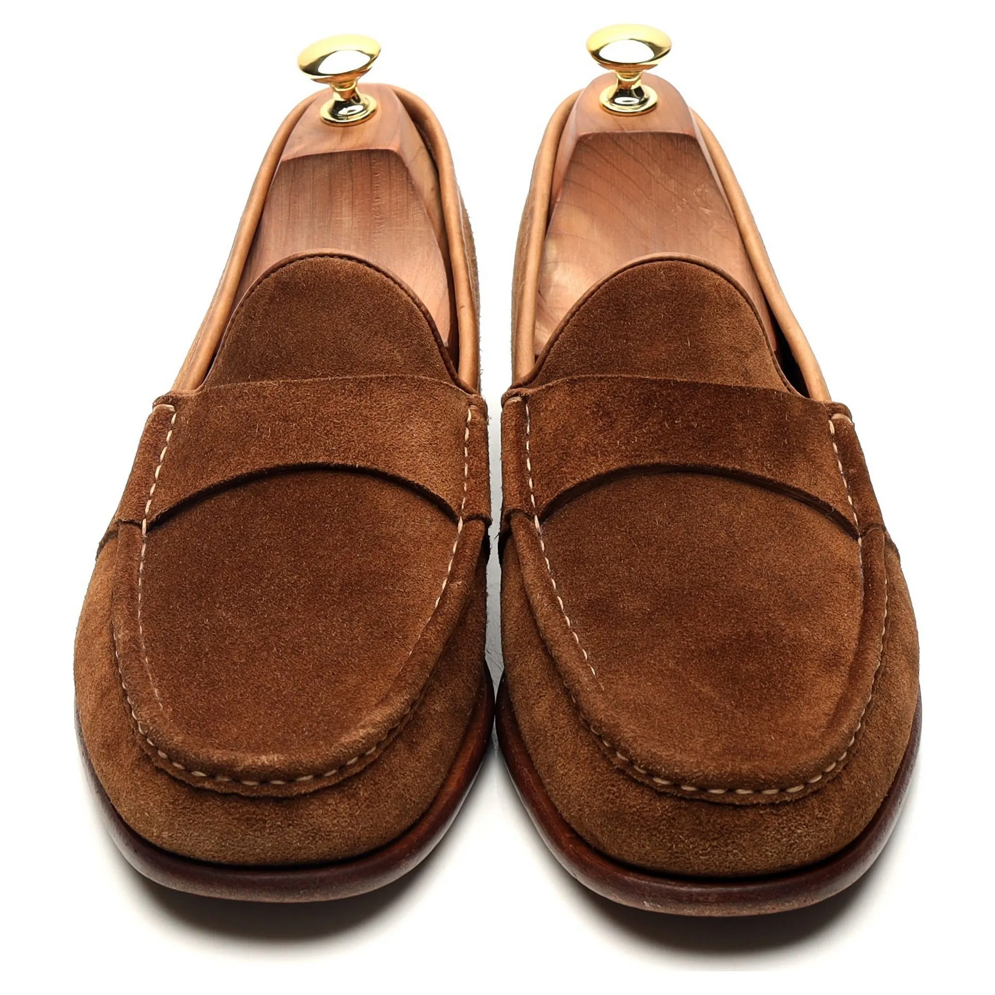 '80788' Snuff Brown Suede Loafers UK 10