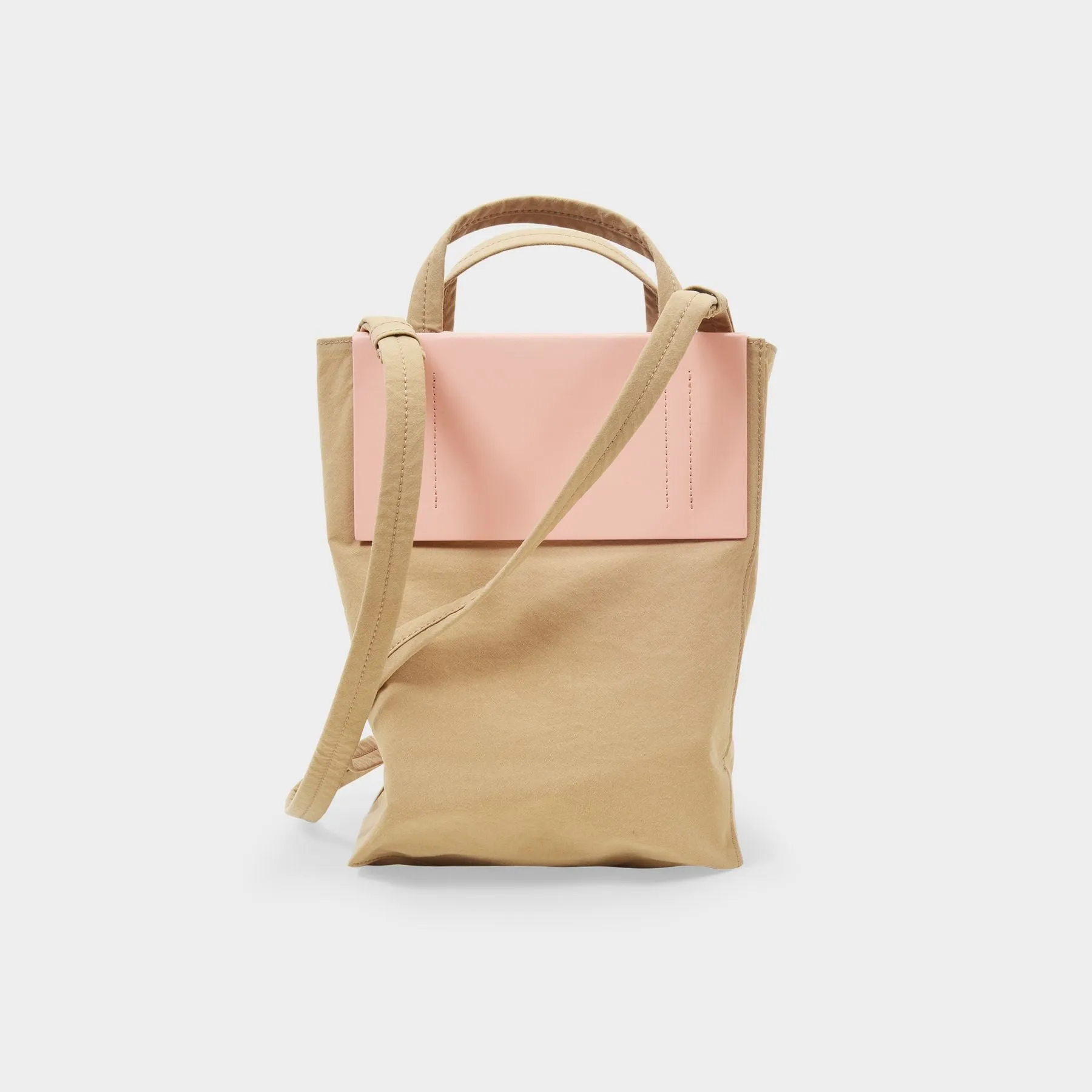 Acne Studios  Tote Bag - Acne Studios -  Brown/Pink - Leather