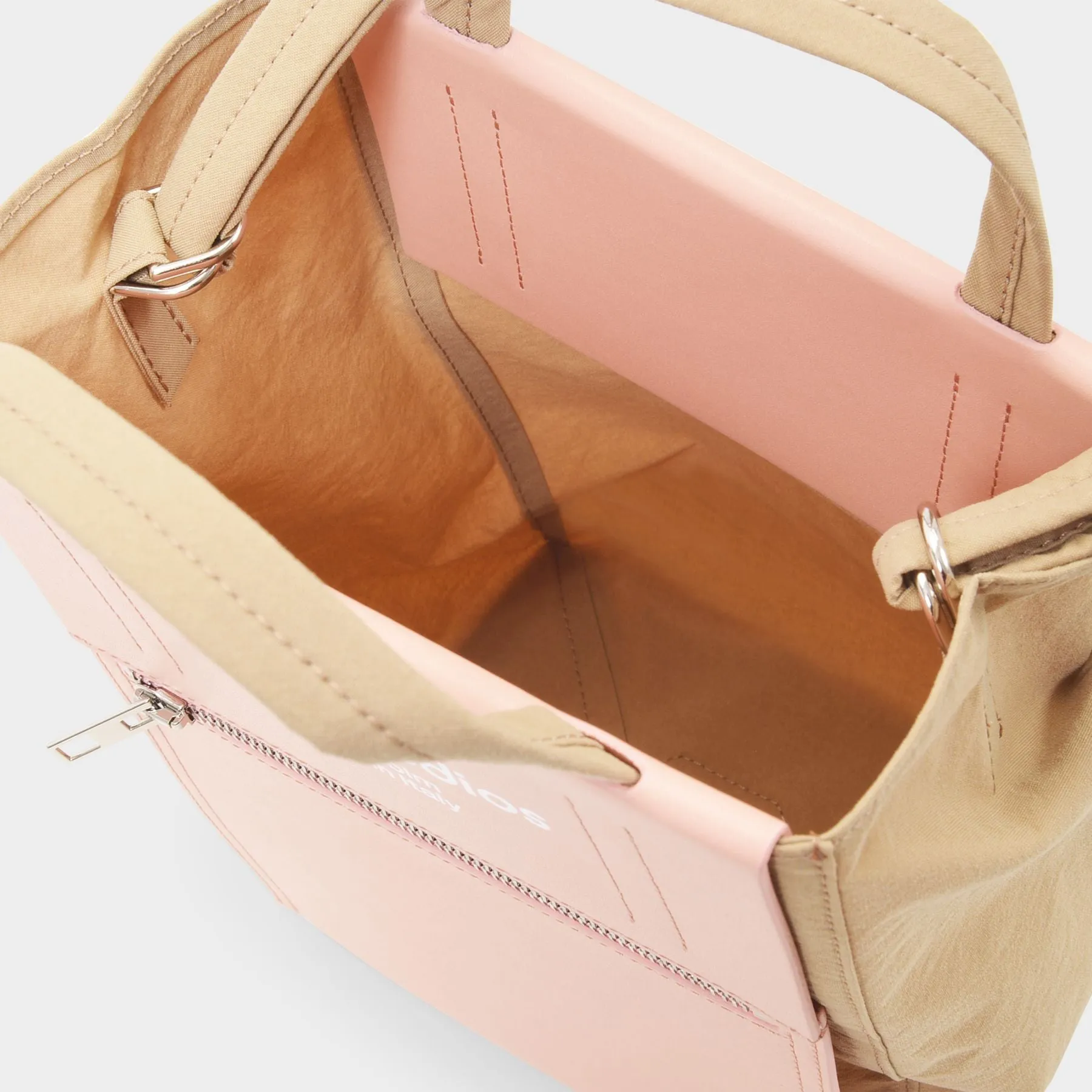 Acne Studios  Tote Bag - Acne Studios -  Brown/Pink - Leather