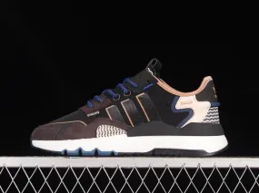 Adidas Nite Jogger Boost Brown Dark Blue Core Black IE1922