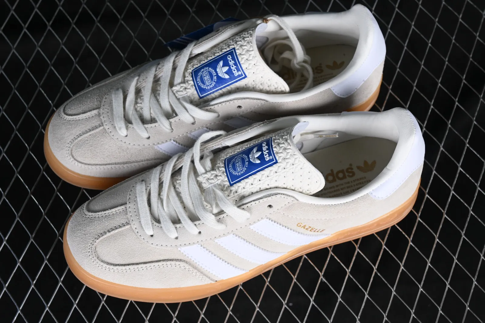 Adidas Originals Gazelle Indoor Clear Brown Cloud White Gum EF5755