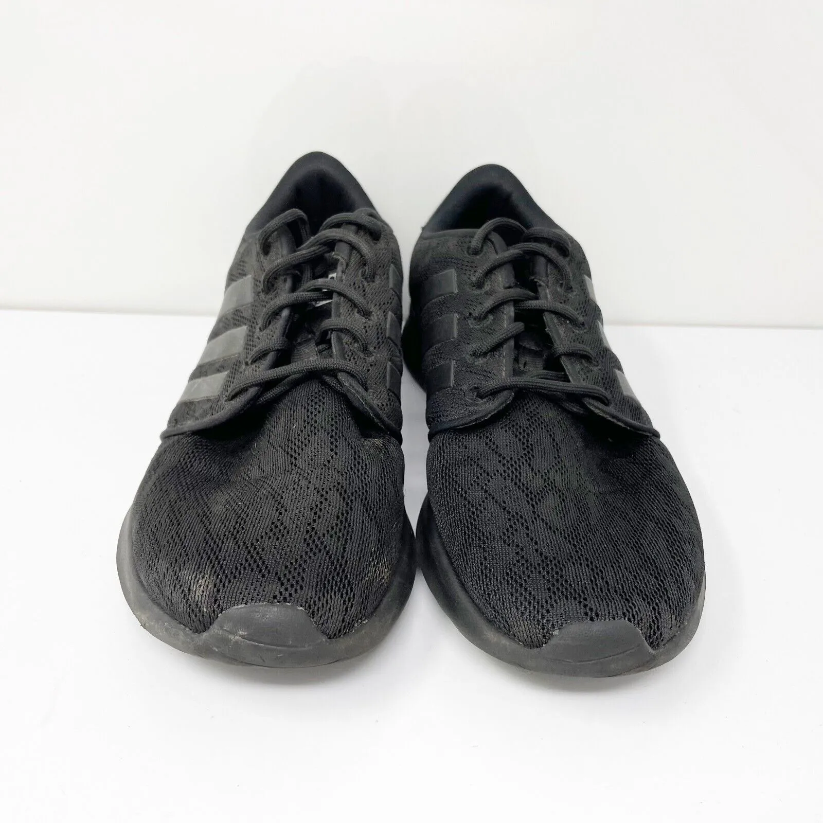 Adidas Womens Cloudfoam QT Racer B28139 Black Running Shoes Sneakers Size 8