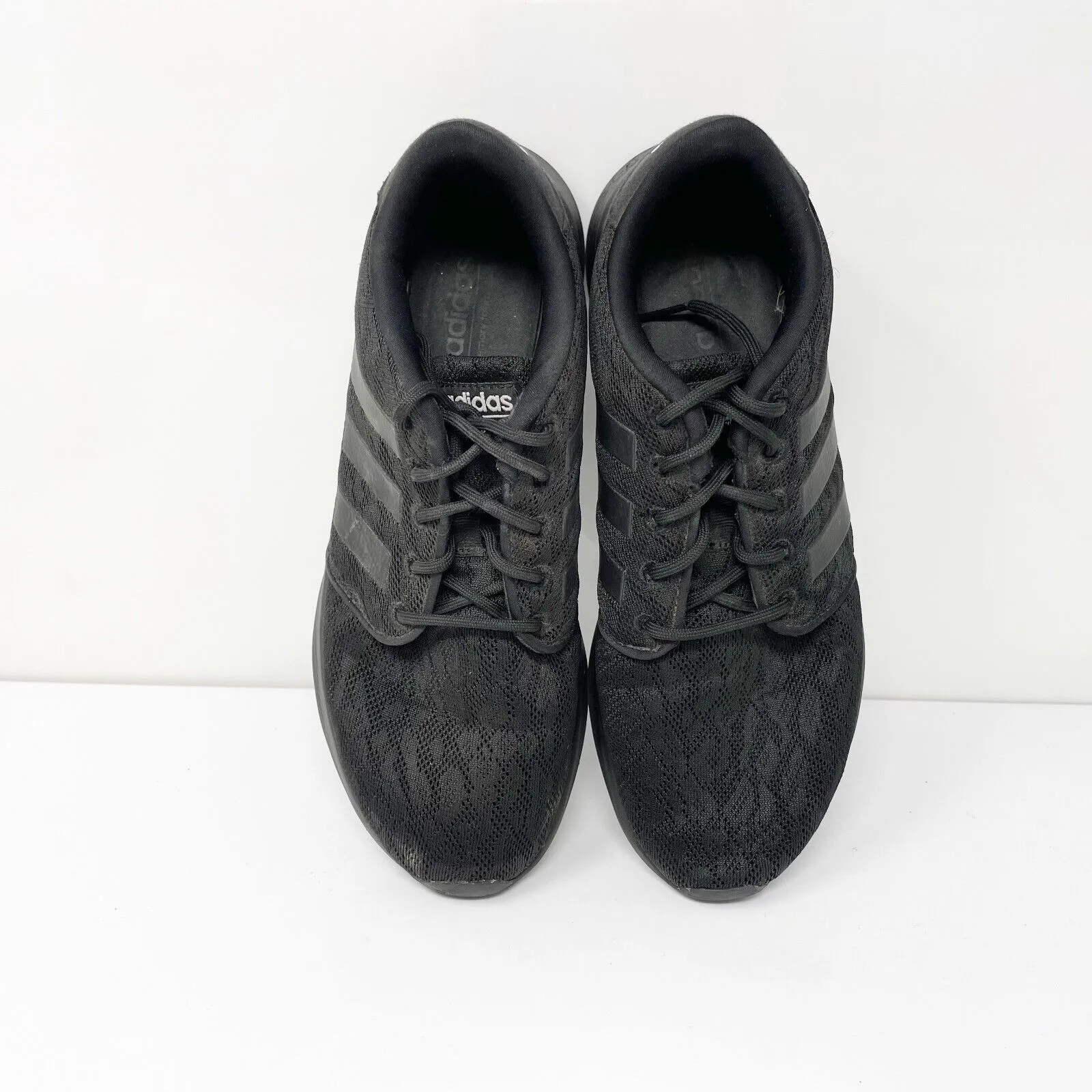 Adidas Womens Cloudfoam QT Racer B28139 Black Running Shoes Sneakers Size 8