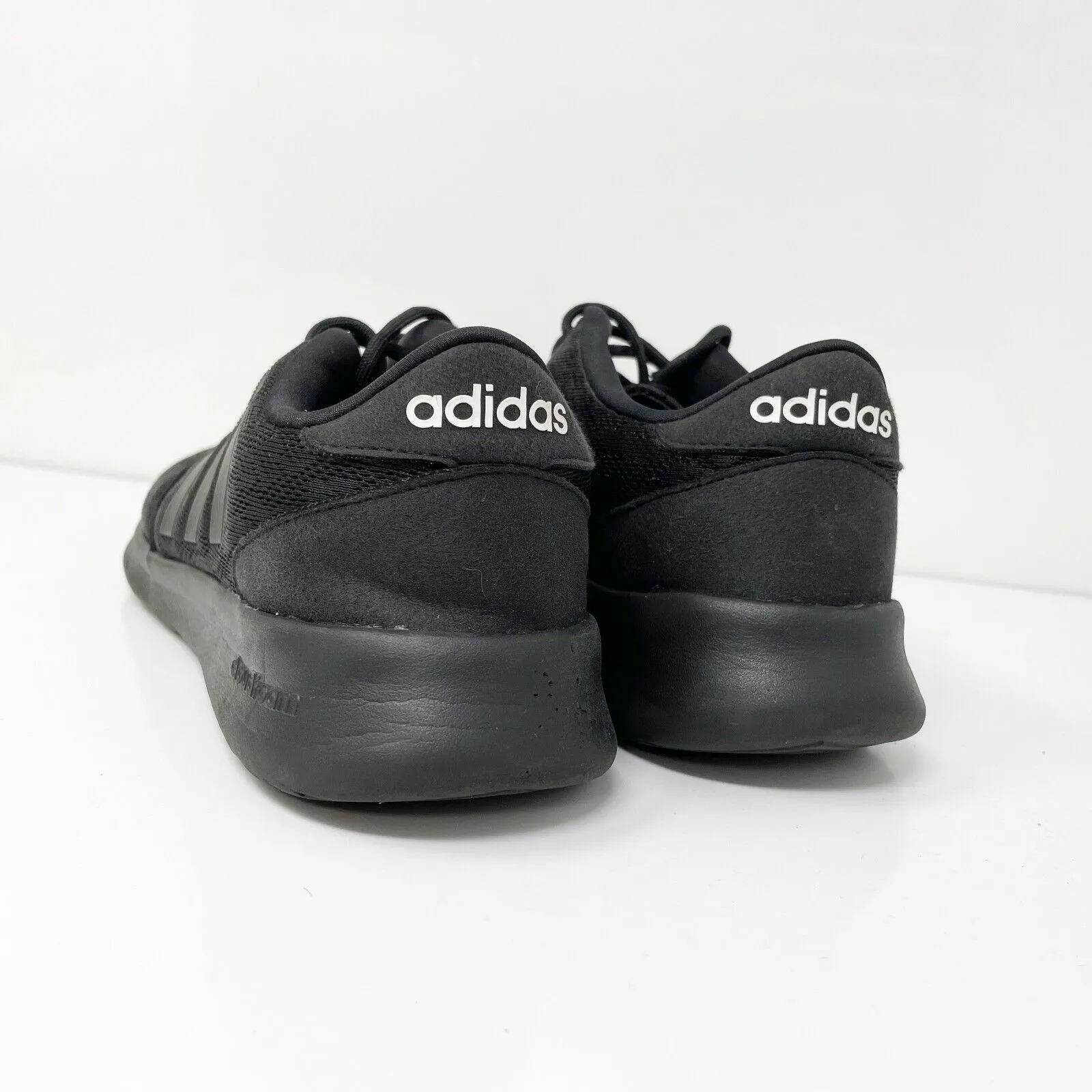 Adidas Womens Cloudfoam QT Racer B28139 Black Running Shoes Sneakers Size 8