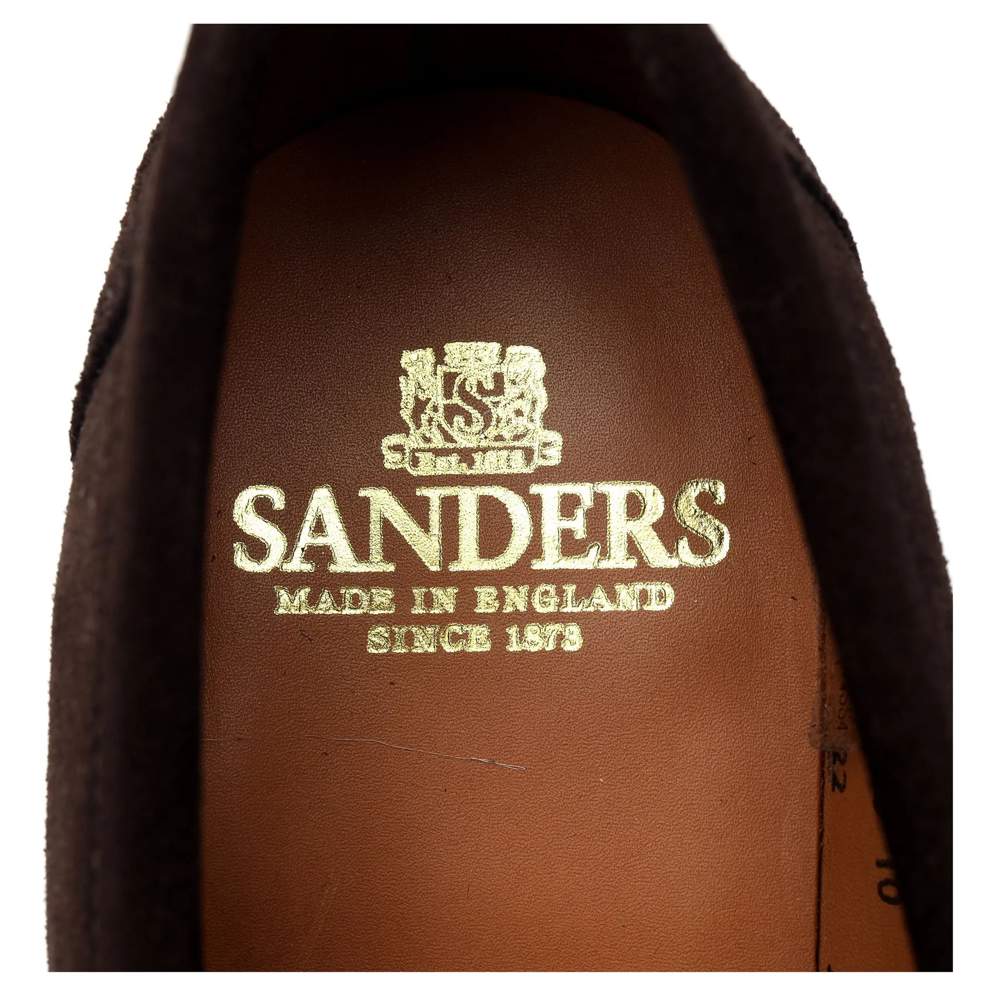 'Aldwych' Dark Brown Suede Loafers UK 10 F