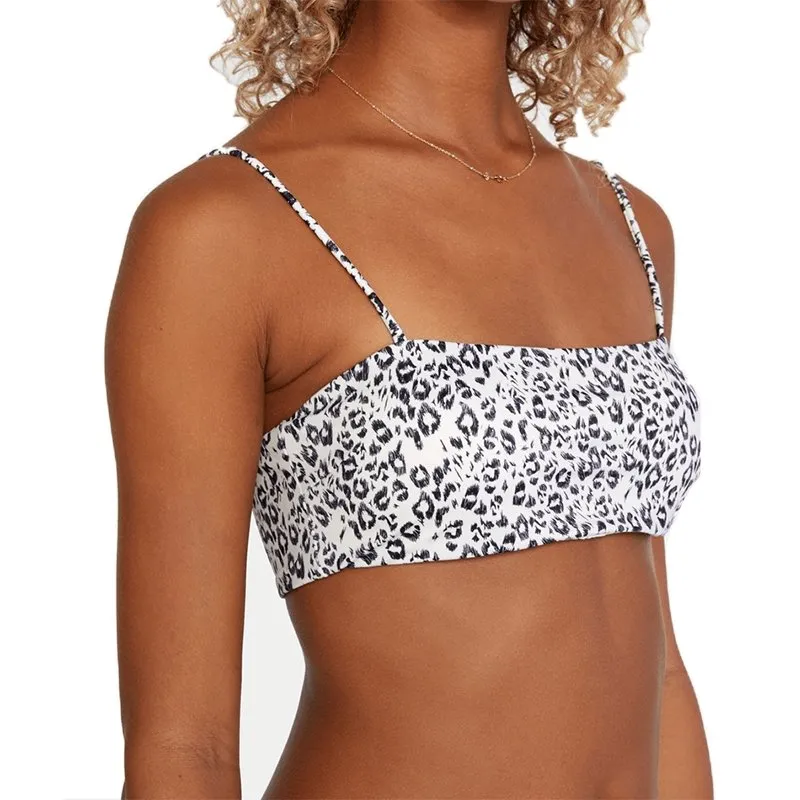 Animal Instincts Bandeau Bikini Top