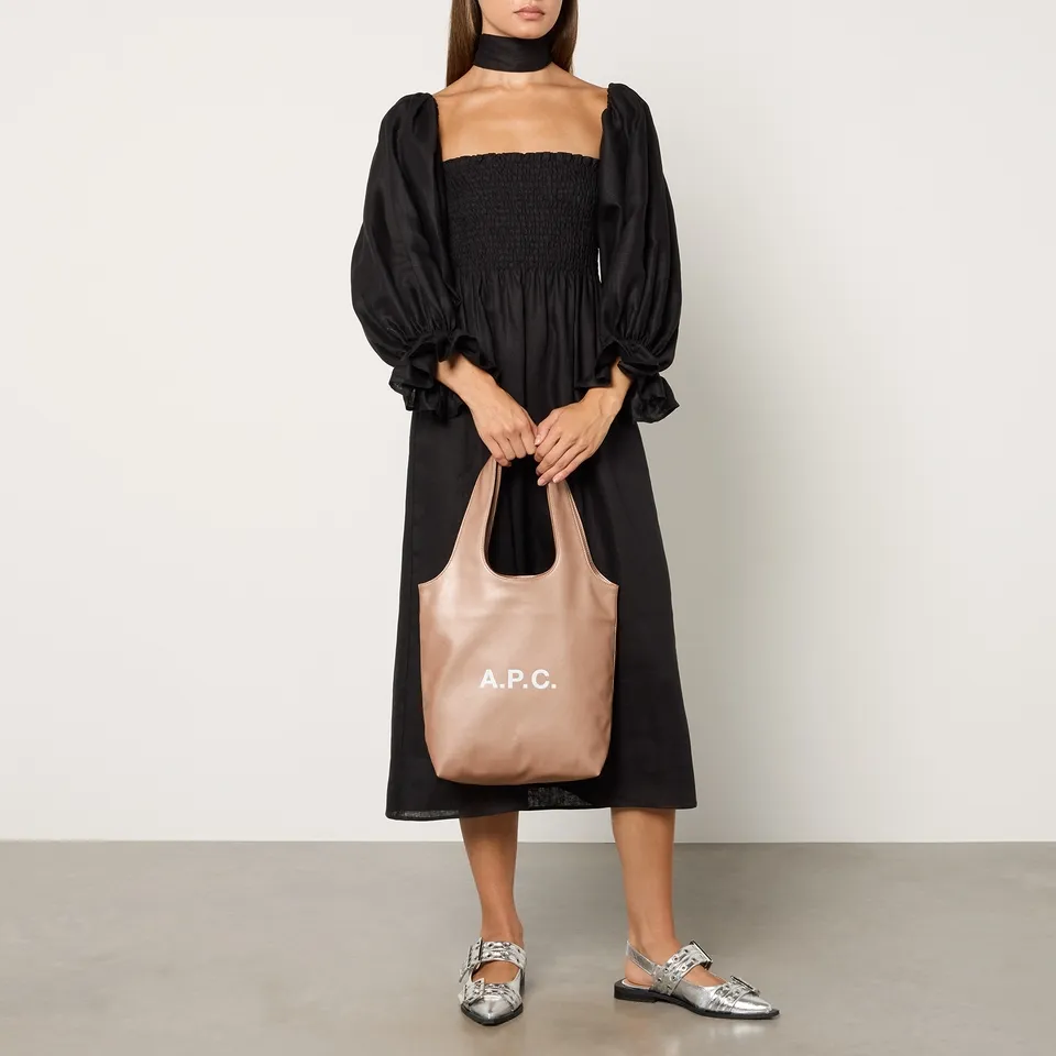 A.P.C. Ninon Recycled Faux Leather Small Tote Bag | Coggles