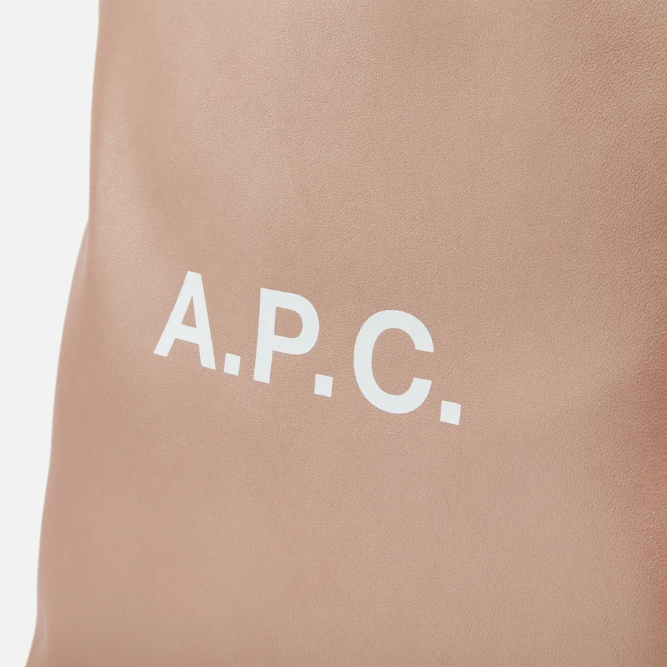 A.P.C. Ninon Recycled Faux Leather Small Tote Bag | Coggles