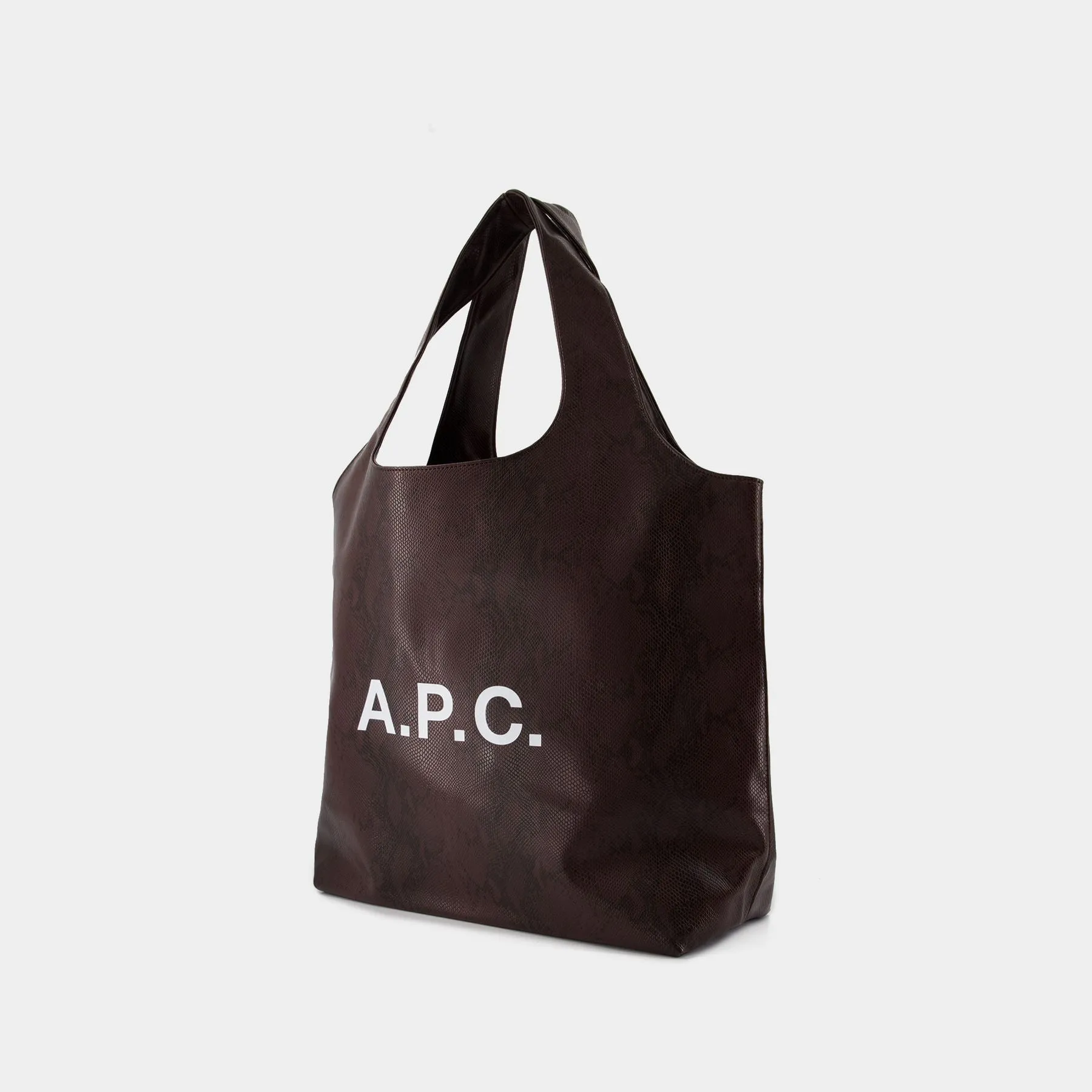 A.P.C.  Ninon Tote Bag - A.P.C. - Synthetic Leather - Blackberry