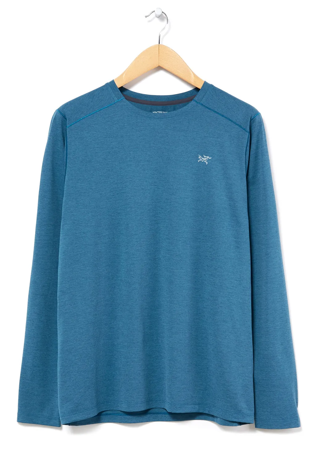 Arc'teryx Men's Cormac Long Sleeve Crew Neck T-Shirt - Serene Heather