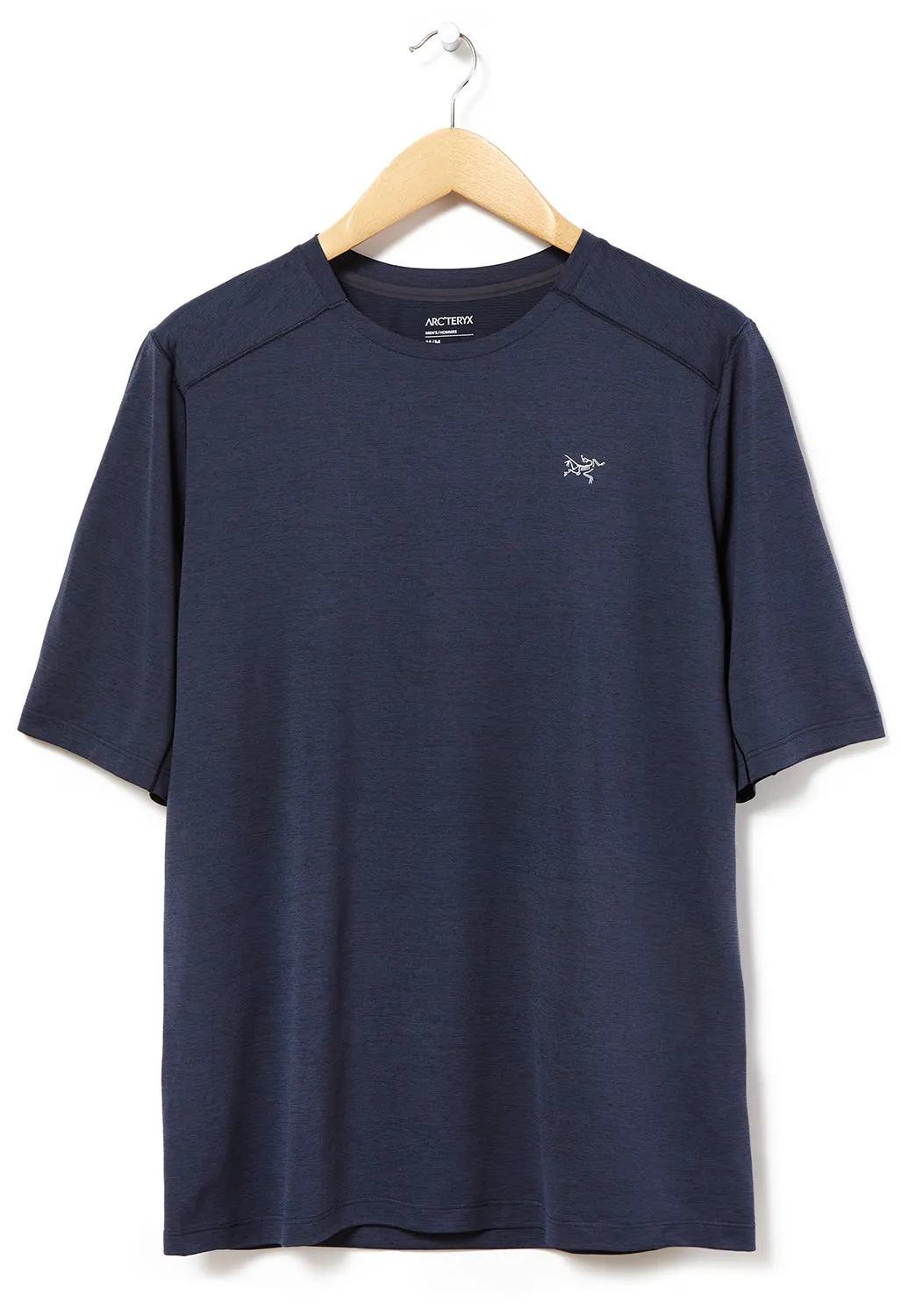 Arc'teryx Men's Cormac Short Sleeve Crew T-Shirt - Black Sapphire Heather