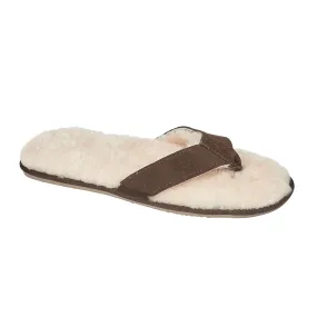 ARTHUR Mens Flip Flop Sheepskin Slippers