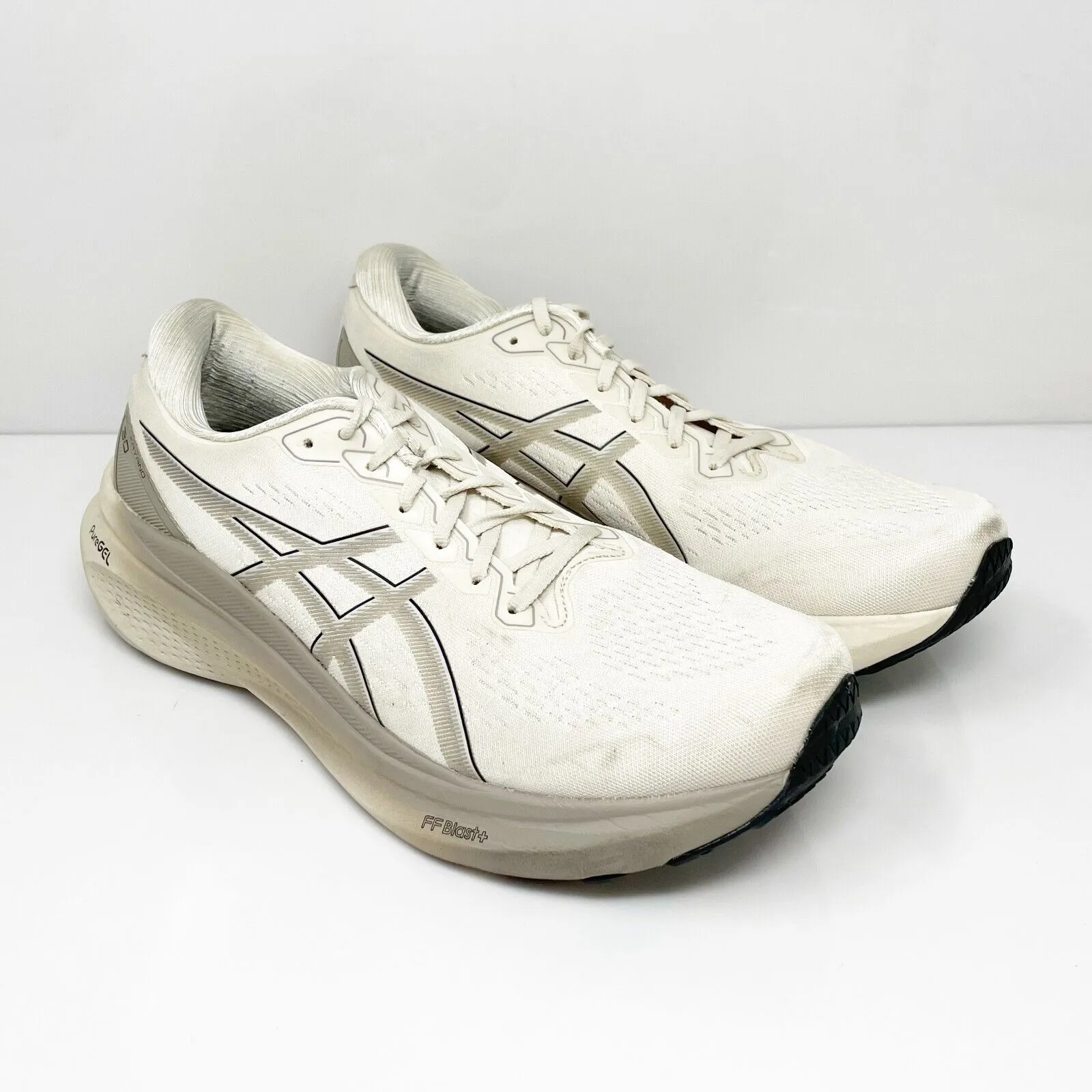 Asics Mens Gel Kayano 30 1011B548 White Running Shoes Sneakers Size 11.5