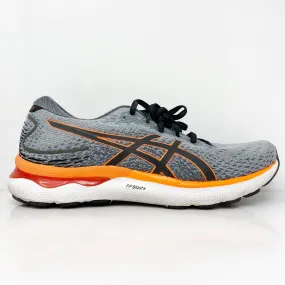 Asics Mens Gel Nimbus 24 1011B359 Gray Running Shoes Sneakers Size 11