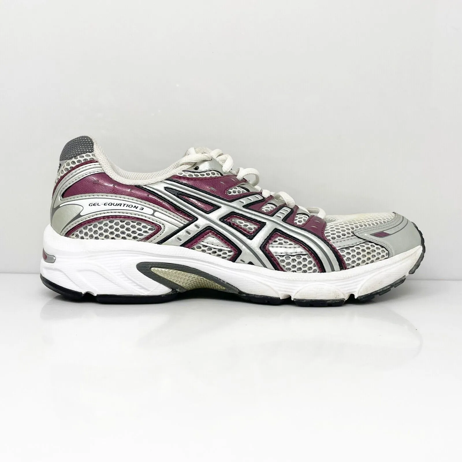 Asics Womens Gel Equation 3 T9E6N Gray Running Shoes Sneakers Size 7.5