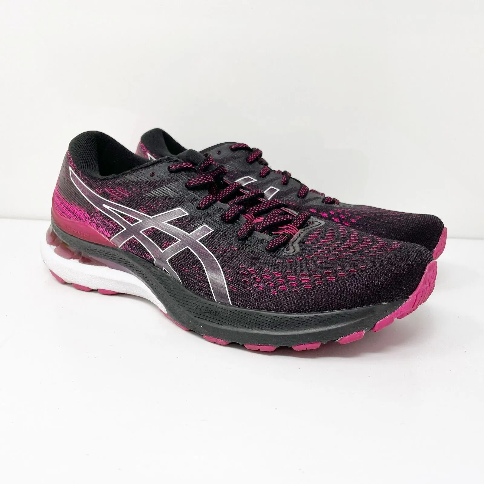 Asics Womens Gel Kayano 28 1012B047 Black Running Shoes Sneakers Size 9