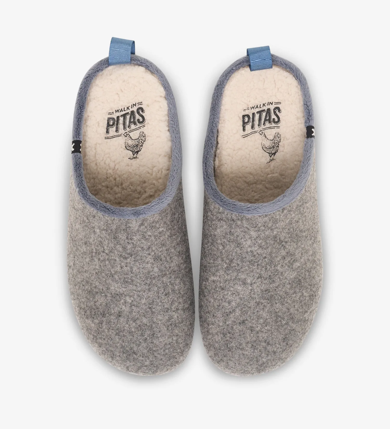 Astrid eco felt mule slippers