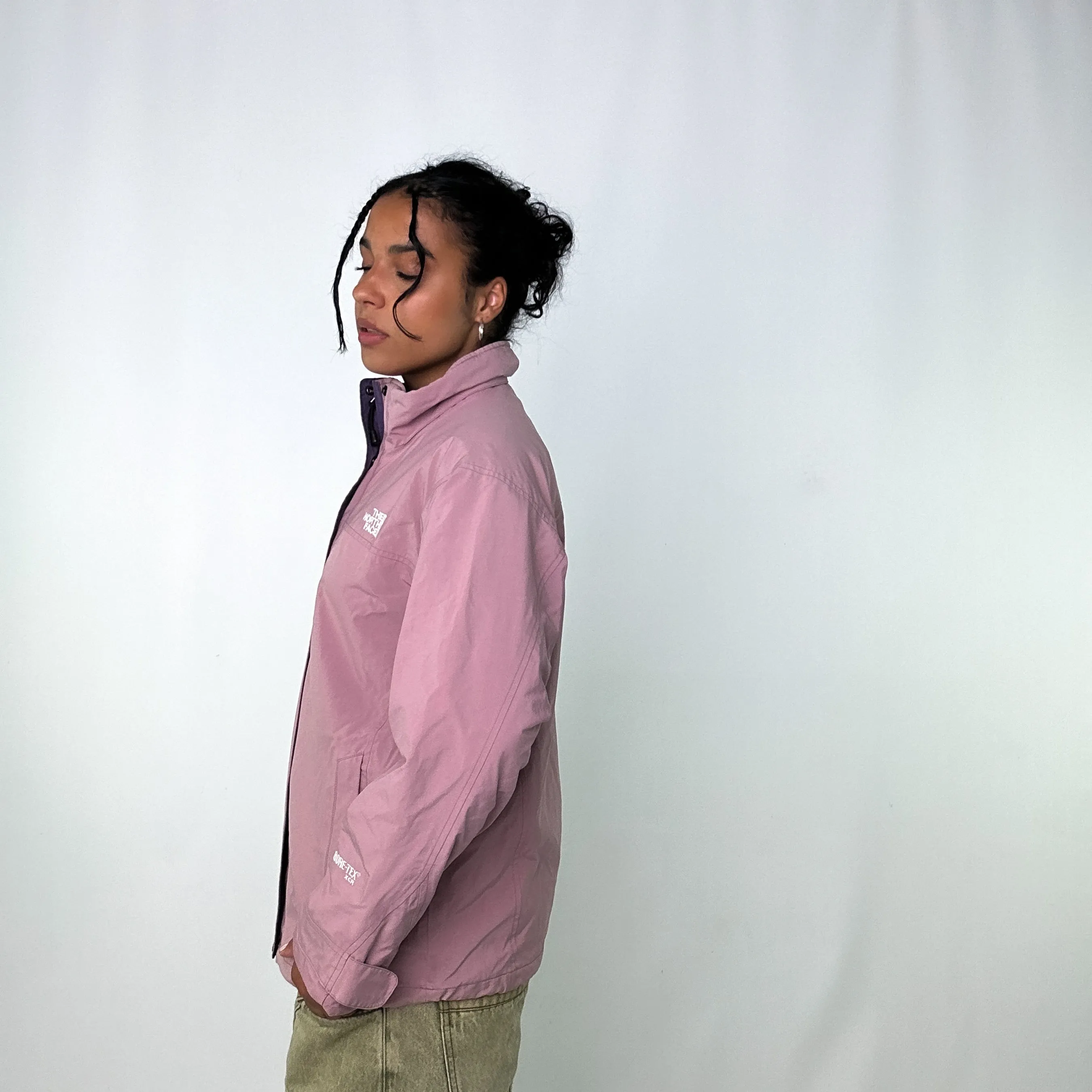 Baby Pink 90s The North Face Light Rain Jacket (S)