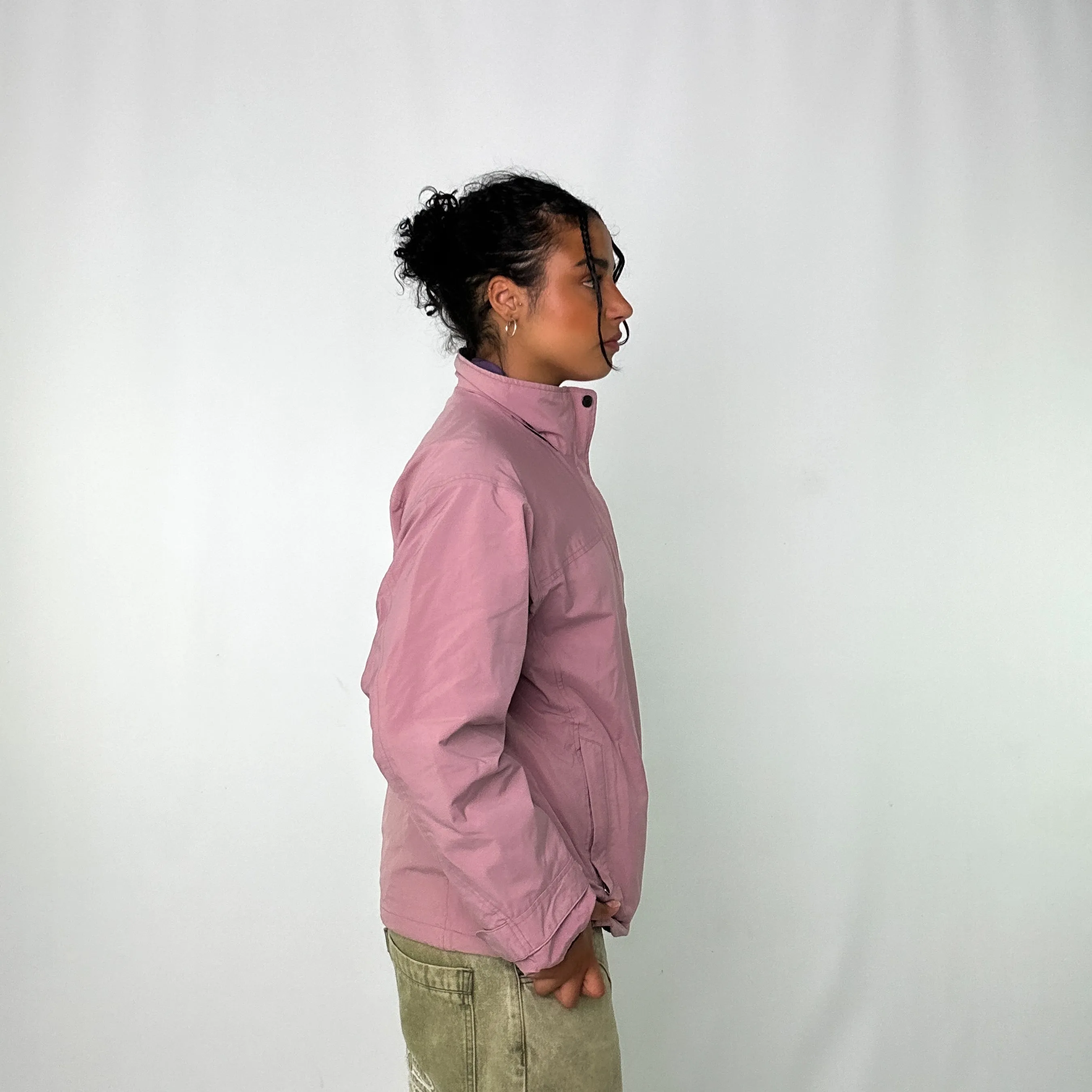 Baby Pink 90s The North Face Light Rain Jacket (S)