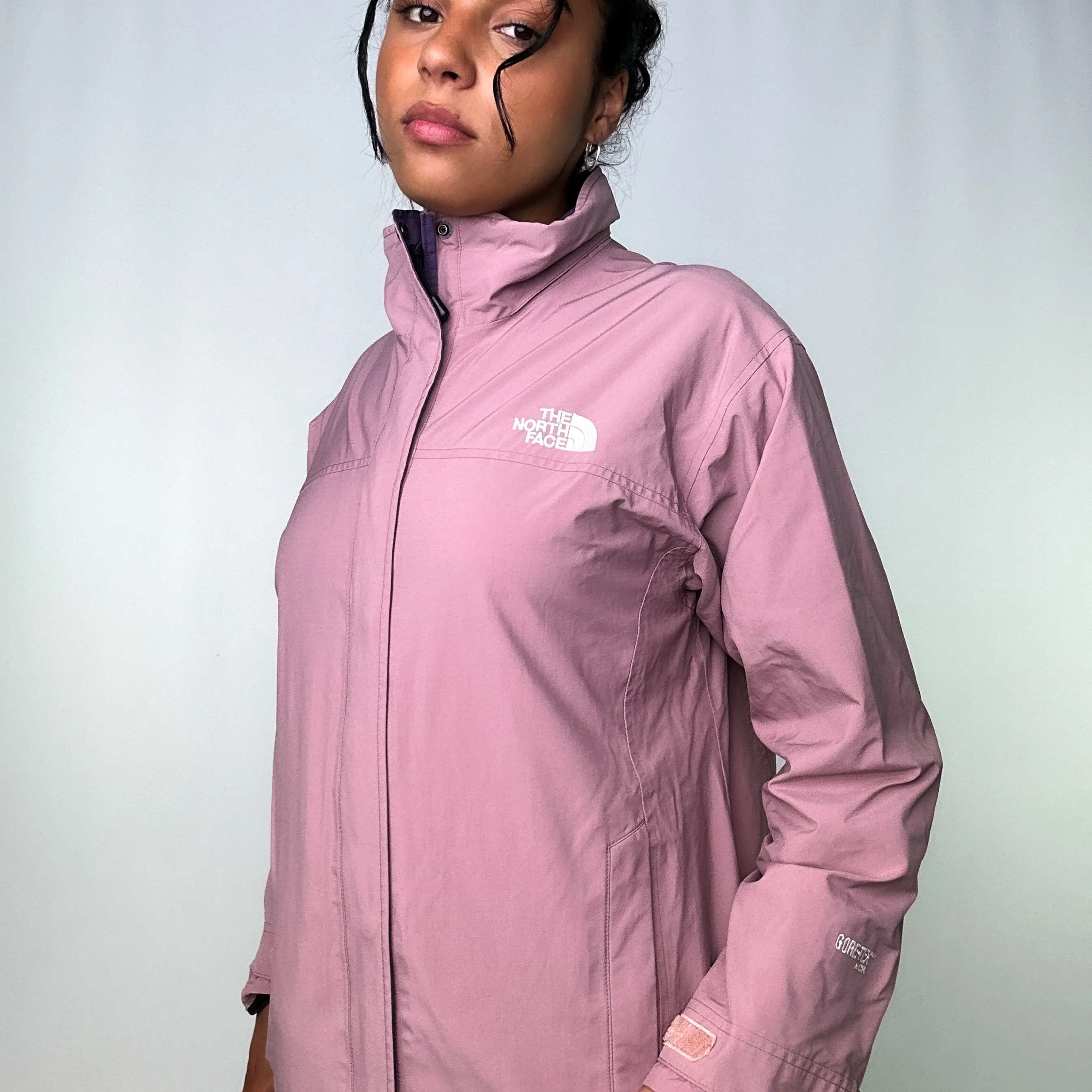 Baby Pink 90s The North Face Light Rain Jacket (S)