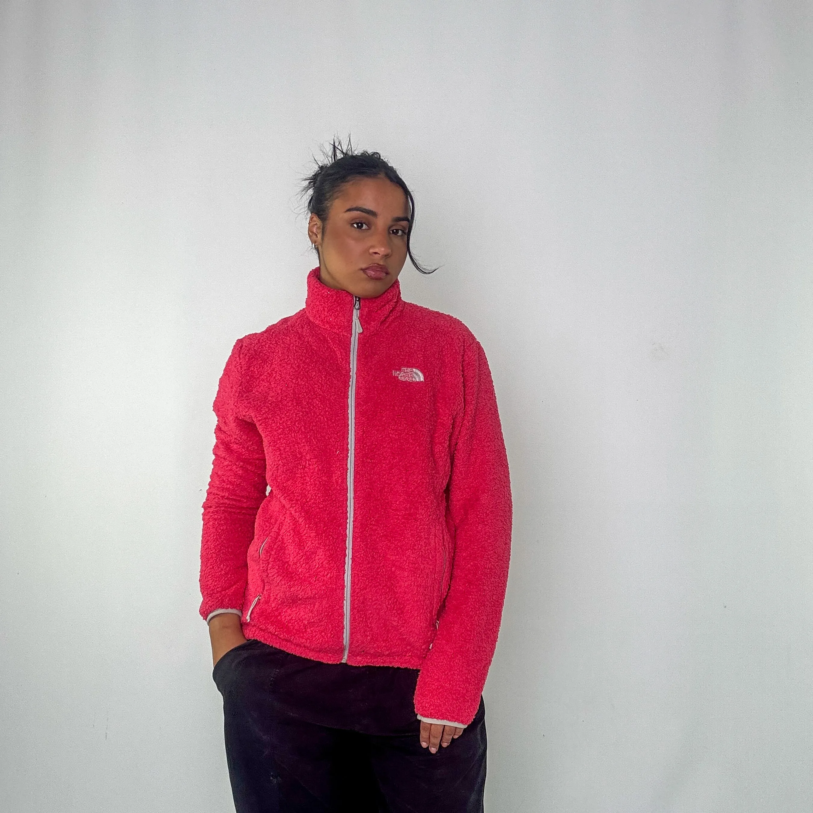 Baby Pink y2ks The North Face Fleece (M)