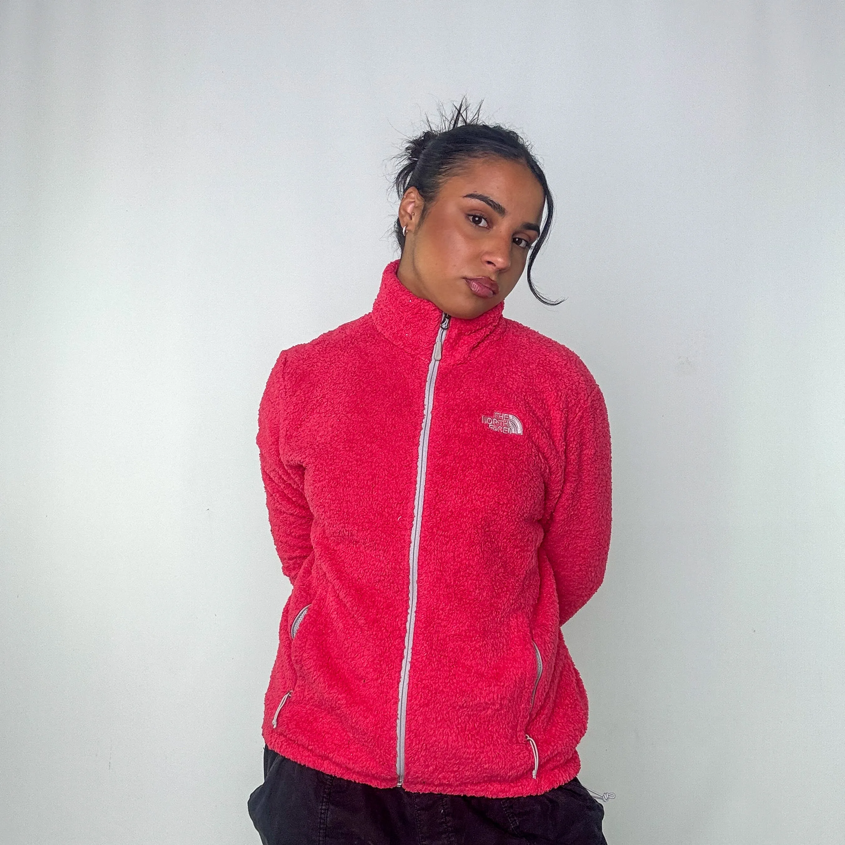 Baby Pink y2ks The North Face Fleece (M)