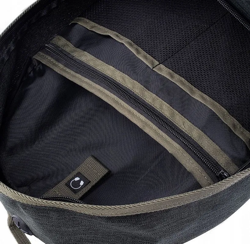 backpack Hi-Tec Citan - Green Melange/Black