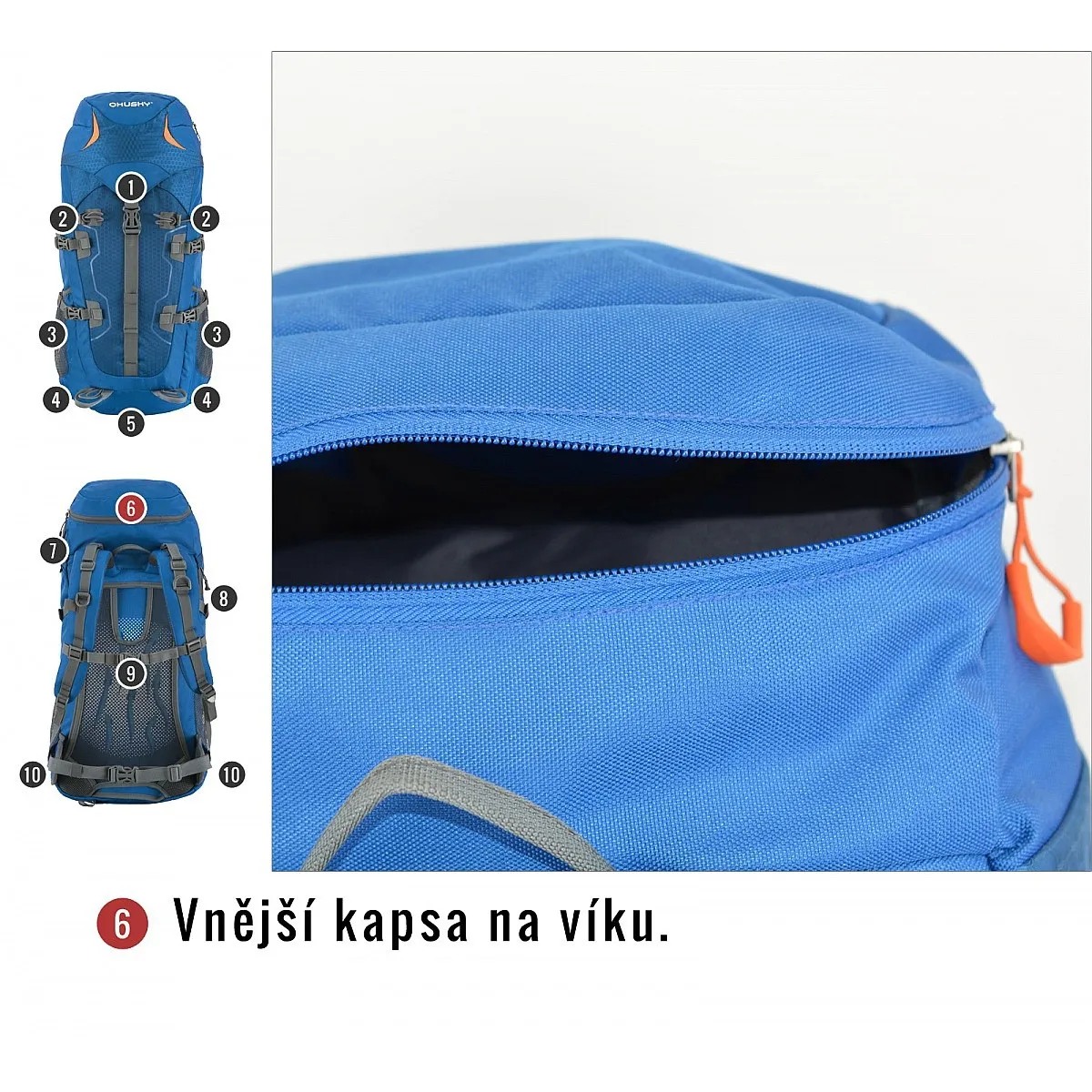 backpack Husky Scape 38 - Blue