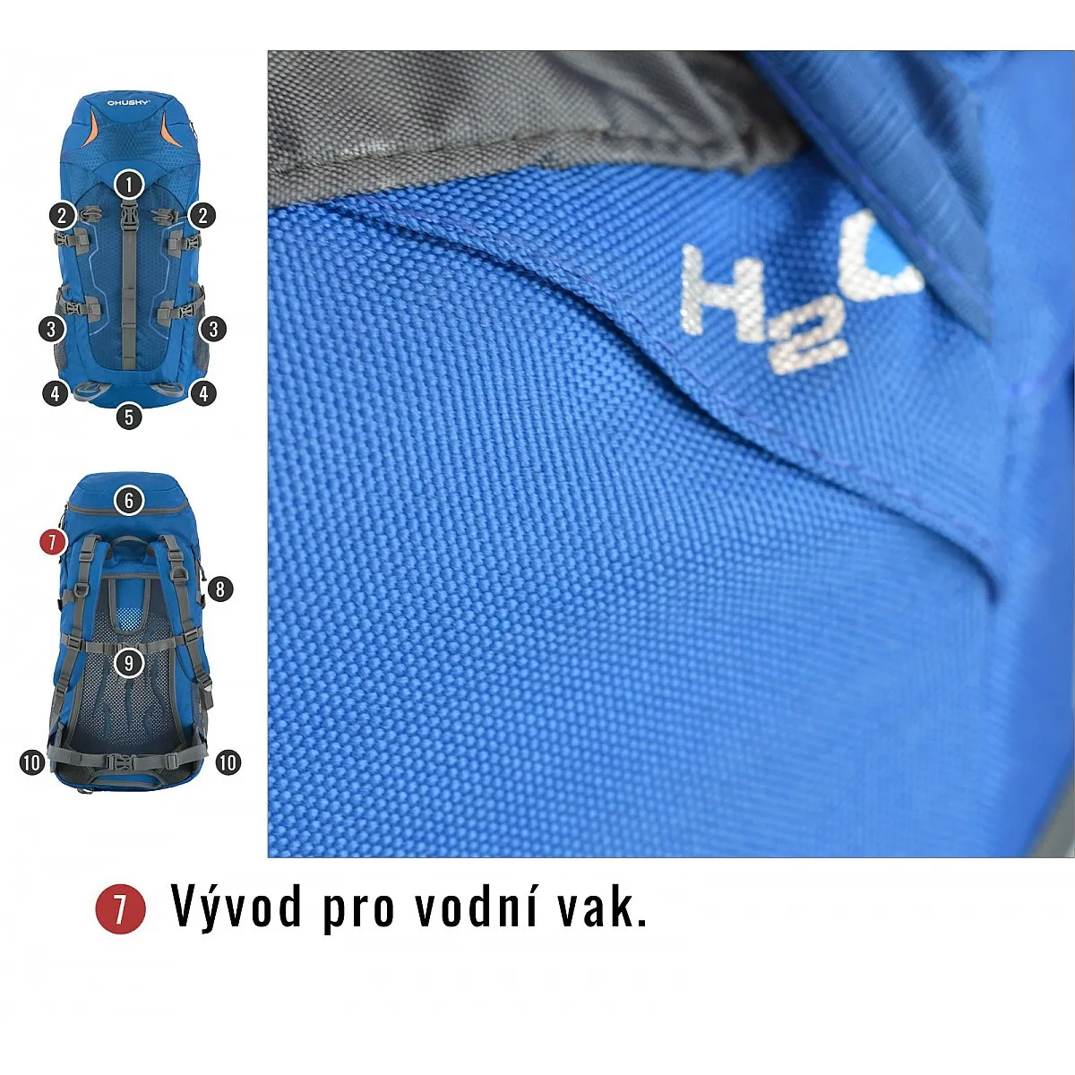 backpack Husky Scape 38 - Blue