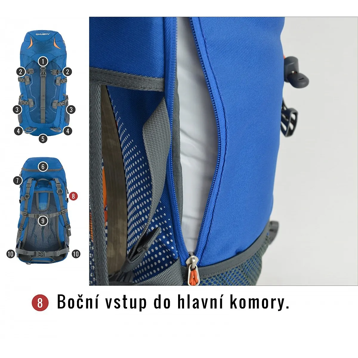 backpack Husky Scape 38 - Blue