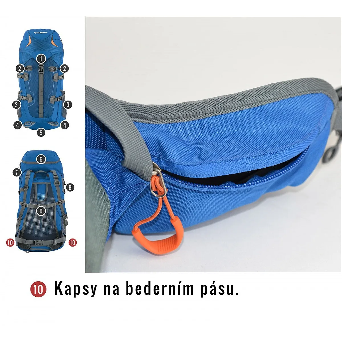 backpack Husky Scape 38 - Blue