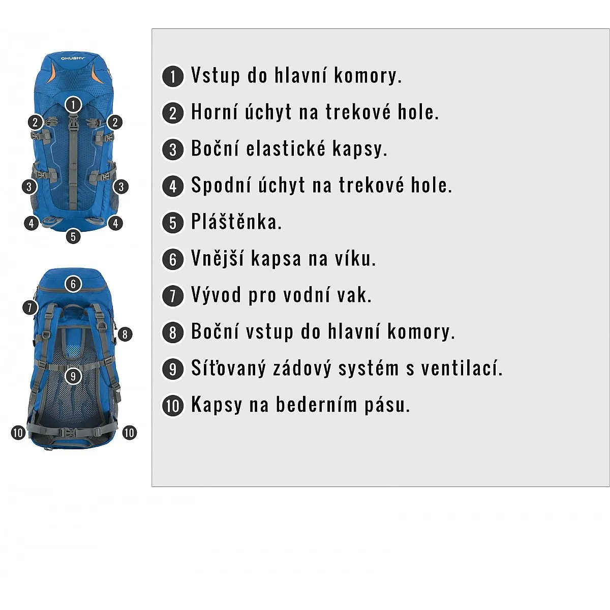 backpack Husky Scape 38 - Blue