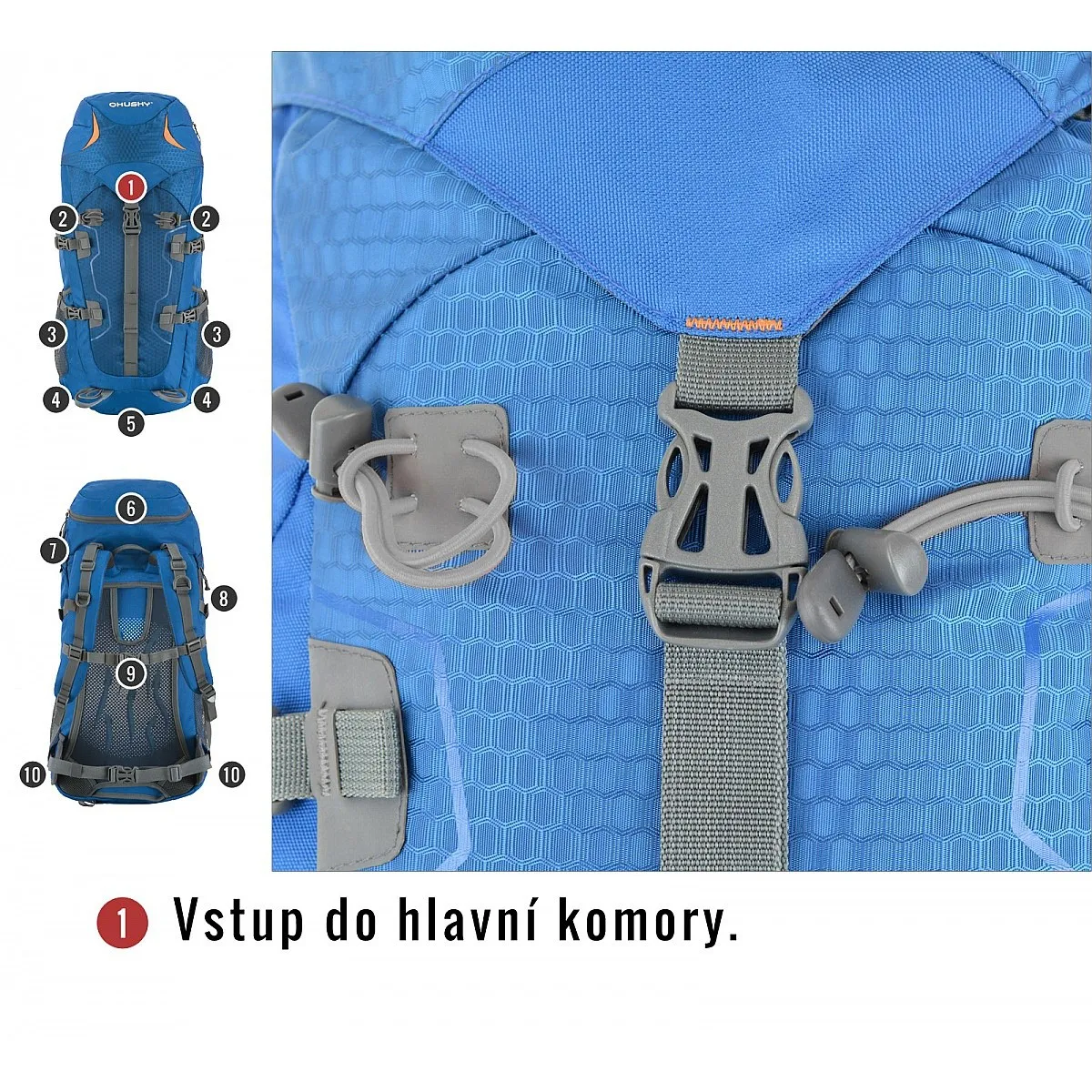 backpack Husky Scape 38 - Blue