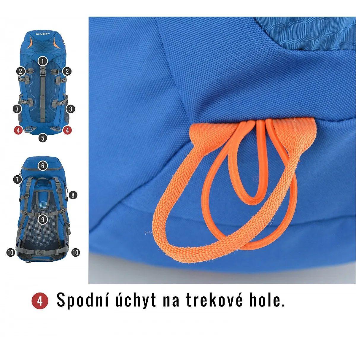 backpack Husky Scape 38 - Blue