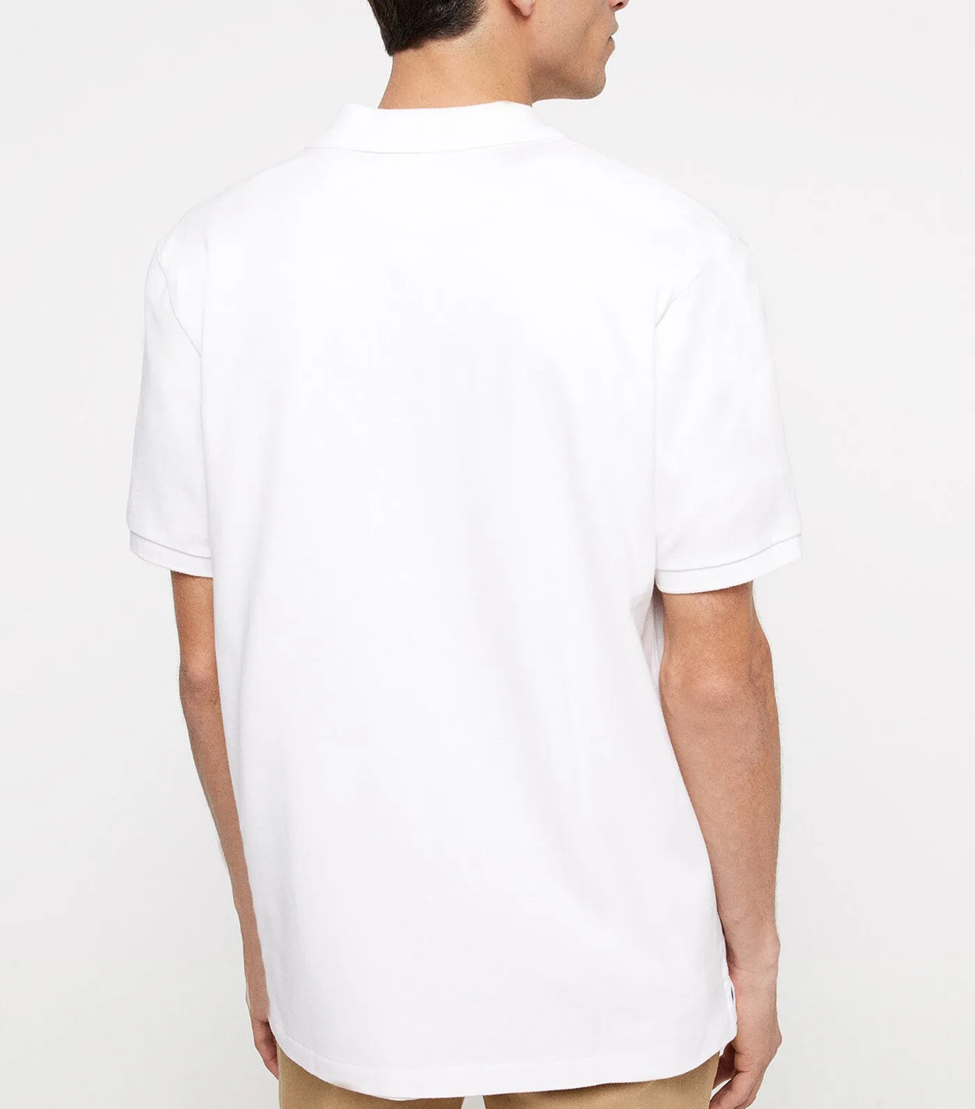 Basic Pique Polo White