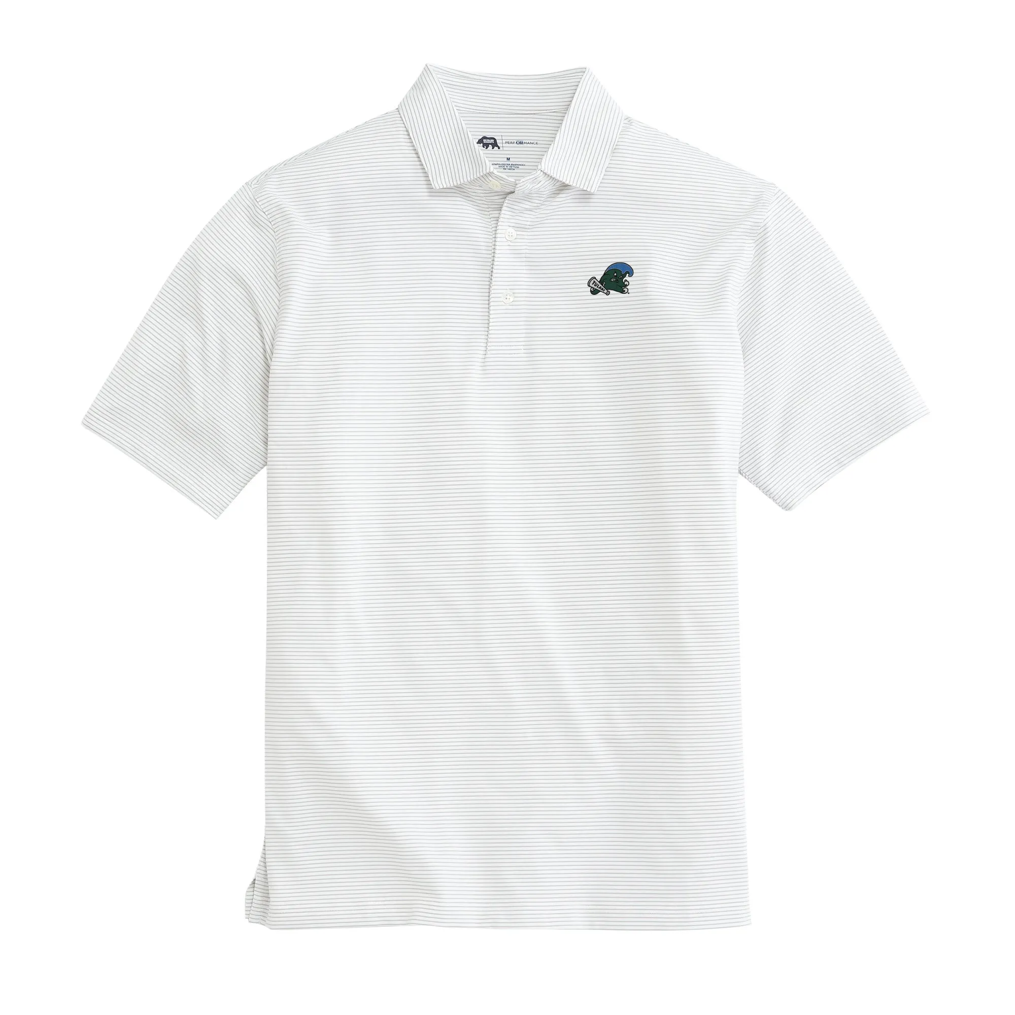 Birdie Stripe Tulane Performance Polo