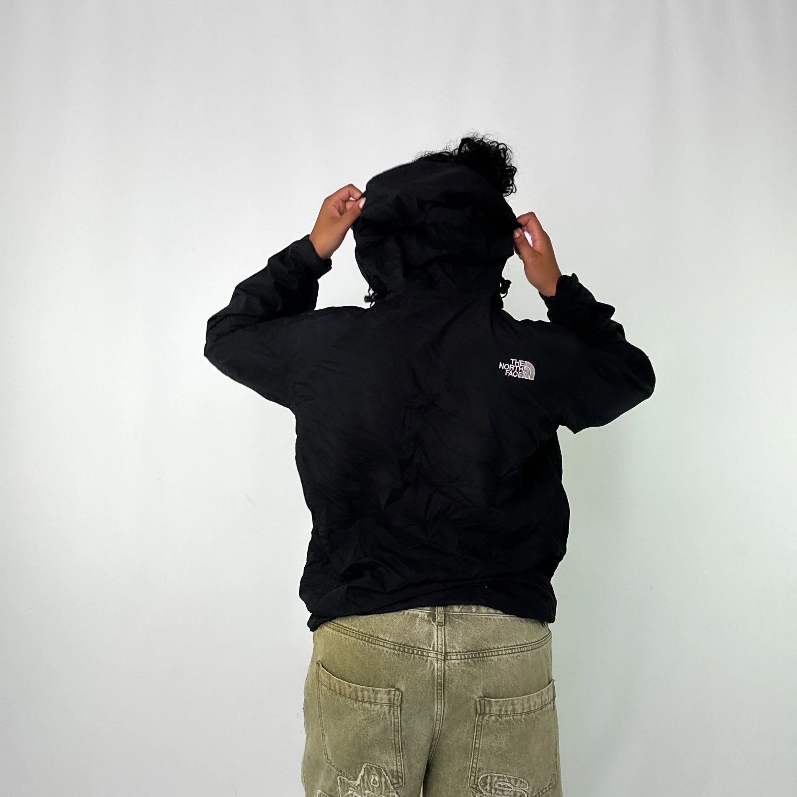 Black 90s The North Face Light Rain Jacket (M)